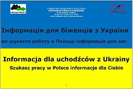 Logo - informacja dla uchodźców