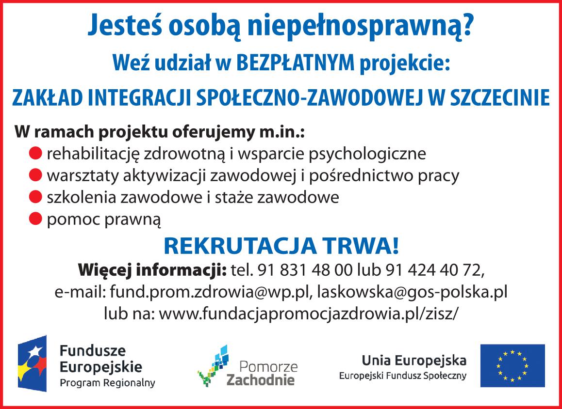 Zakład Integracji Społeczno - Zawodowej w Szczecinie