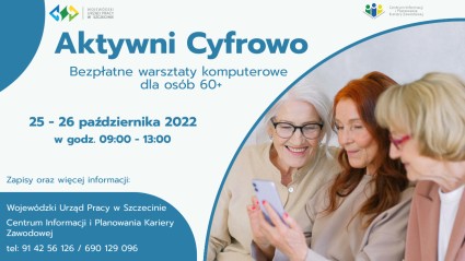 Zdjęcie artykułu Aktywni Cyfrowo Warsztaty dla osób 60+